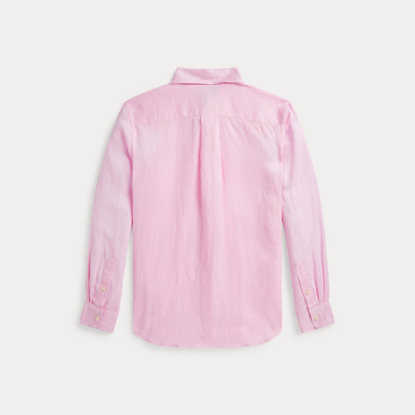 Polo Ralph Lauren – Linskjorte med brodert hest – Rosa – Gutt – 8-20 år