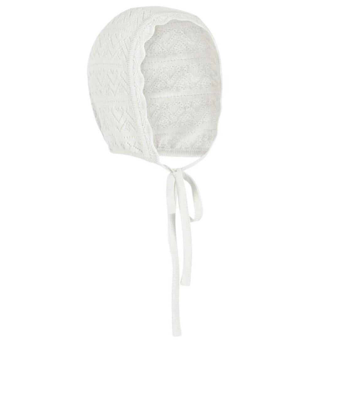 Lillelam – Dåpslue i merinoull – Off white – Unisex – 0-2 år