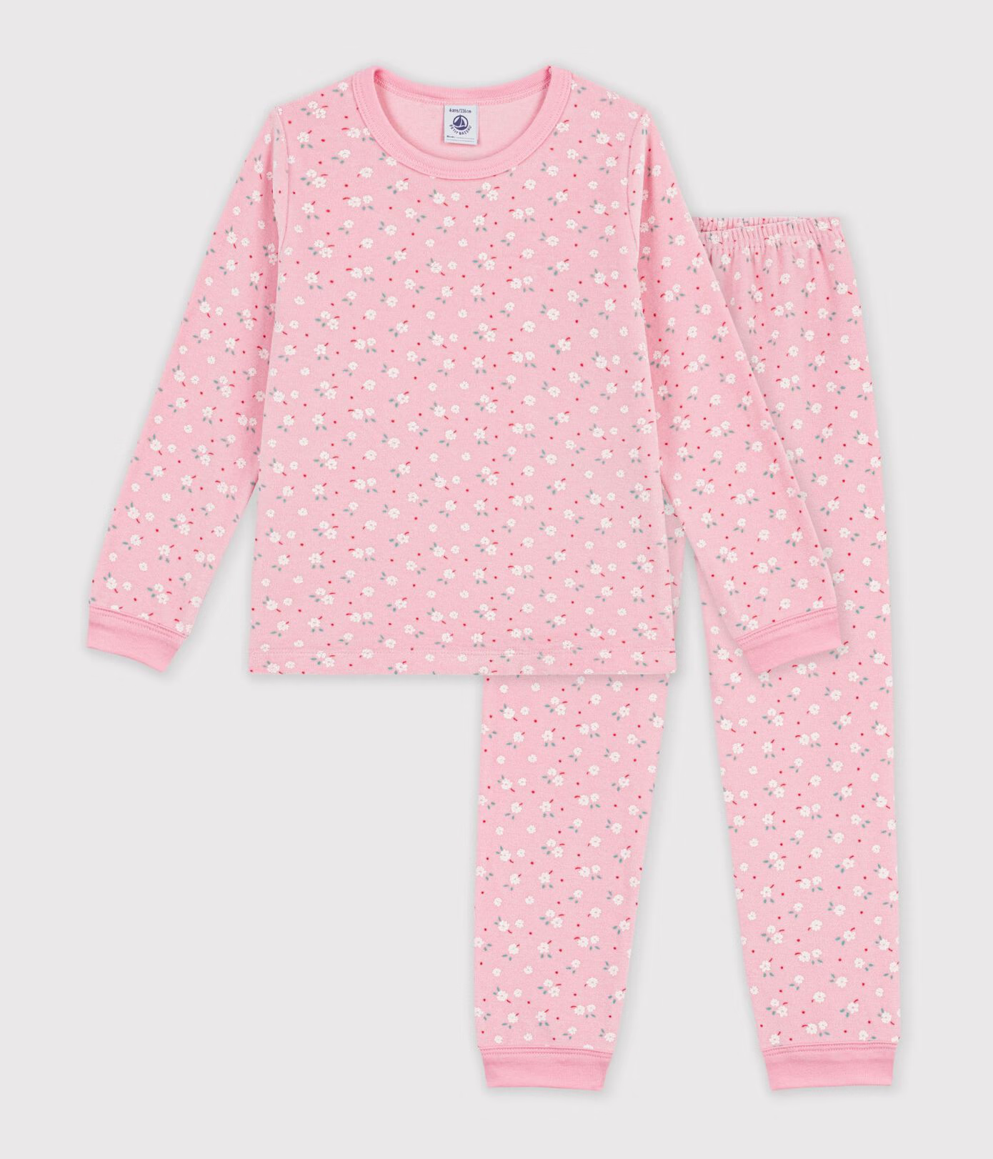 Petit Bateau - Pyjamas - Rosa - Jente - 4-12 år