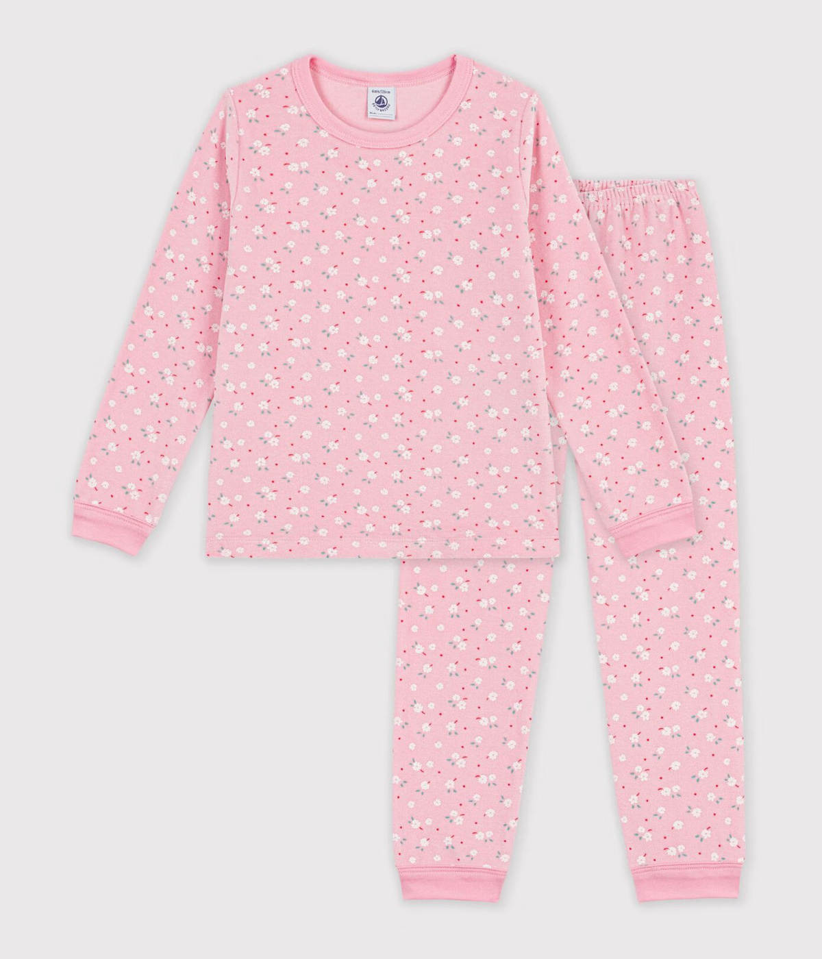 Petit Bateau - Pyjamas - Rosa - Jente - 4-12 år