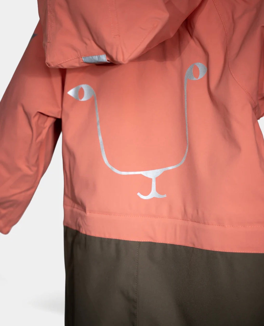 Kattnakken – Vinddress med avtagbar hette – Rosa – Jente – 3-4 år