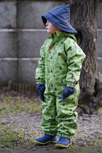 Kattnakken – Helårsdress med vattering – Supergrønn – Unisex – 1-6 år