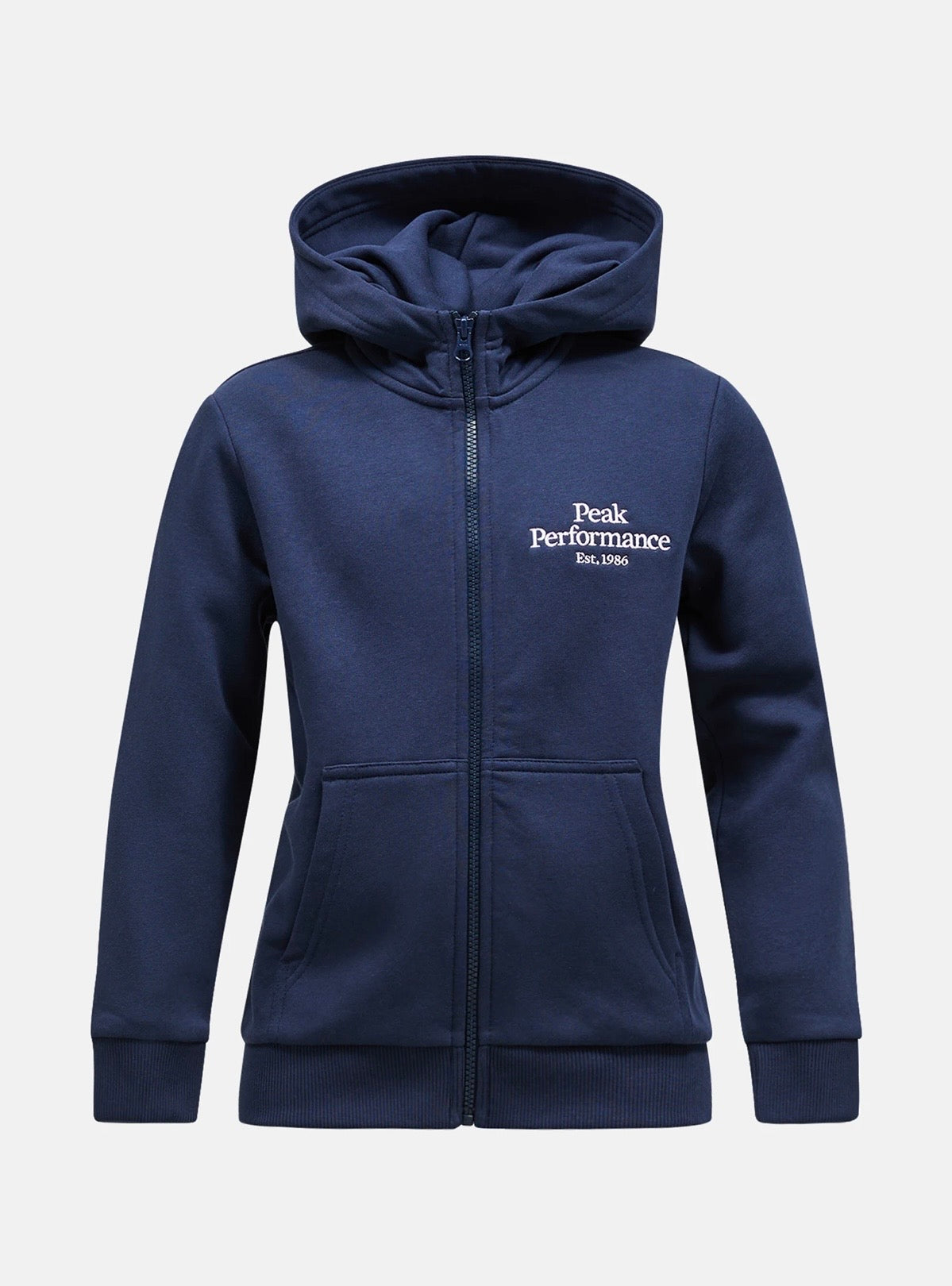 Peak Performance – Hettejakke med hette – Mørkeblå – Unisex – 10-15 år