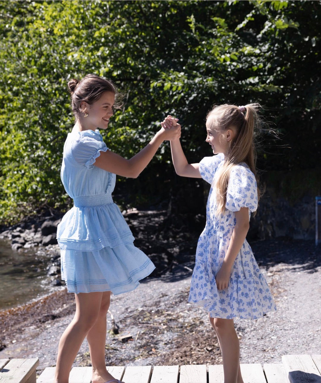 Vilje&Ve - Ane kjole - Lysblå - Jente - 6-16 år