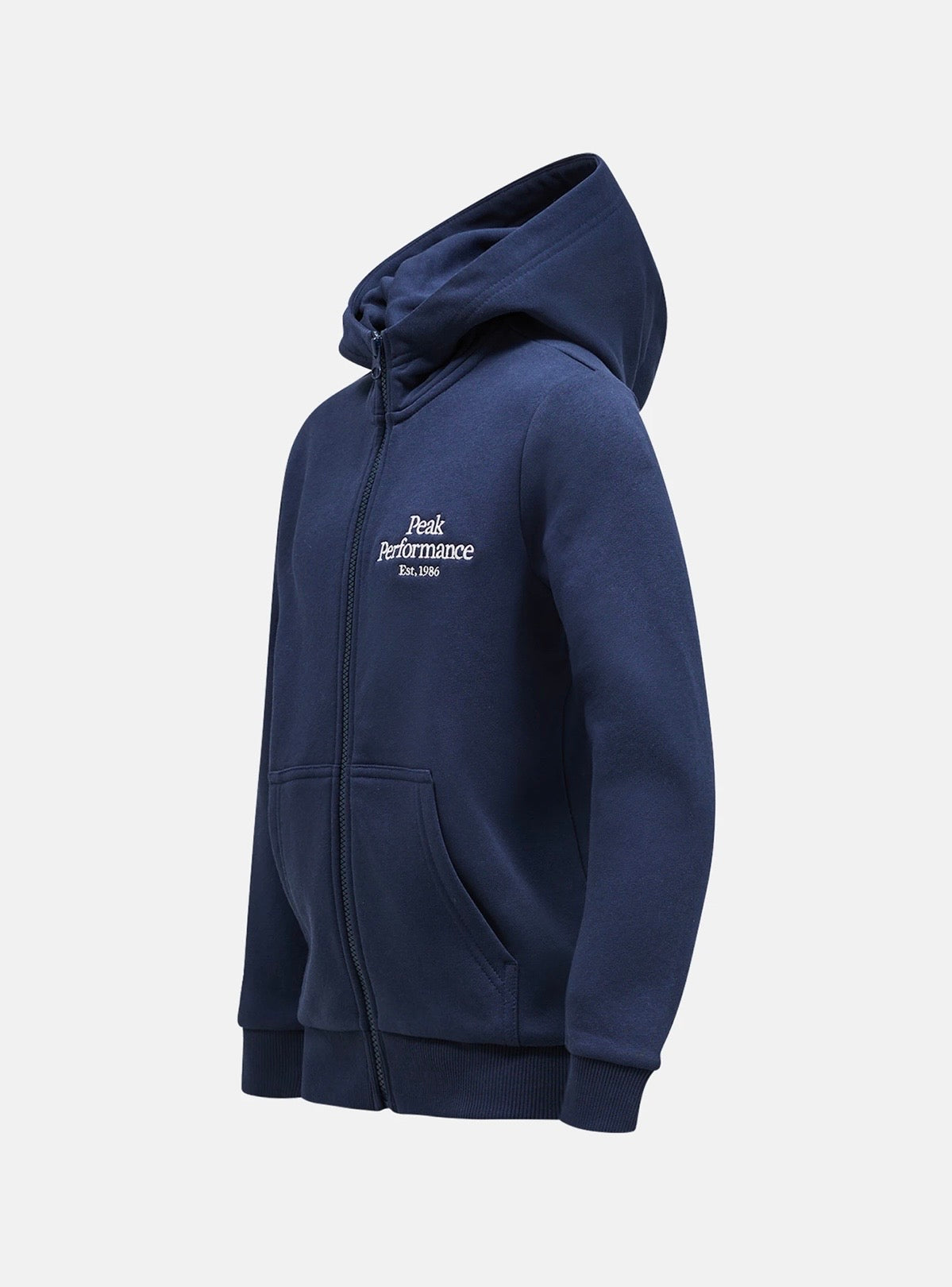 Peak Performance – Hettejakke med hette – Mørkeblå – Unisex – 10-15 år