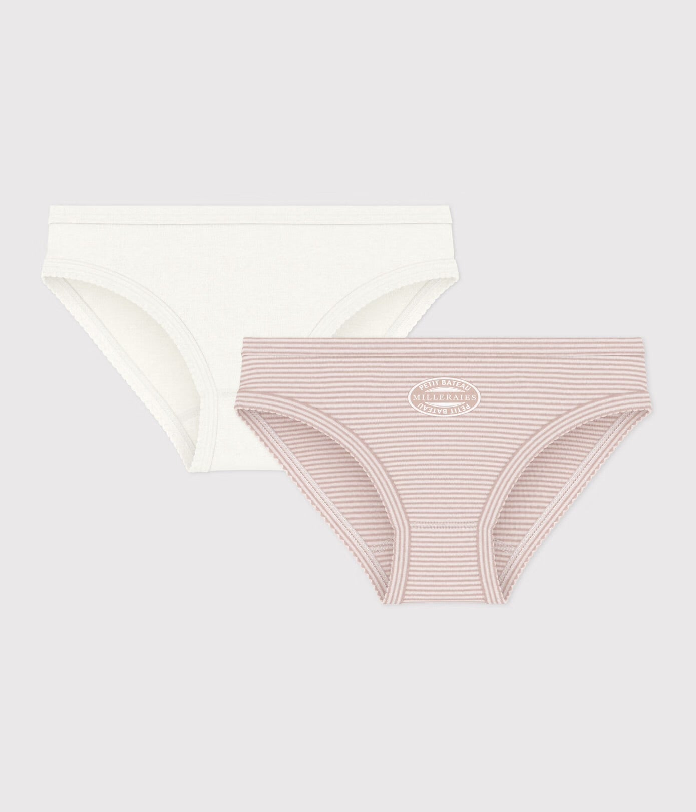 Petit Bateau - 2 pk truse - jente - 3-8 år