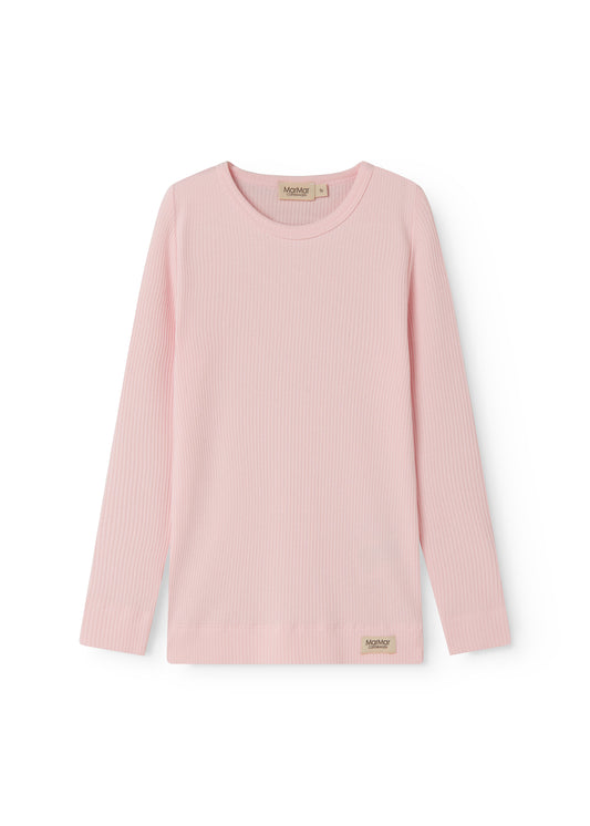 MarMar - Plain Tee LS - Rosa - Jente - 2-12 år