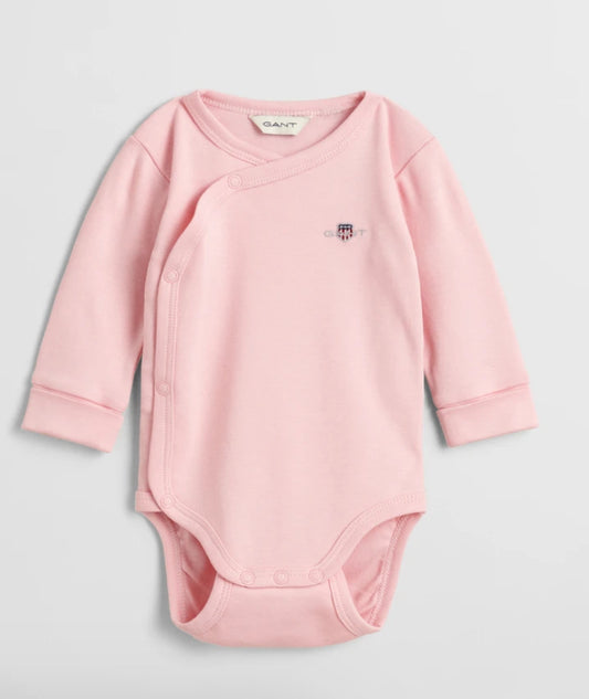 Original body i rosa med logo fra GANT – Jente 6–18 mnd.