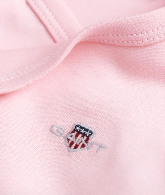 Original body i rosa med logo fra GANT – Jente 6–18 mnd.