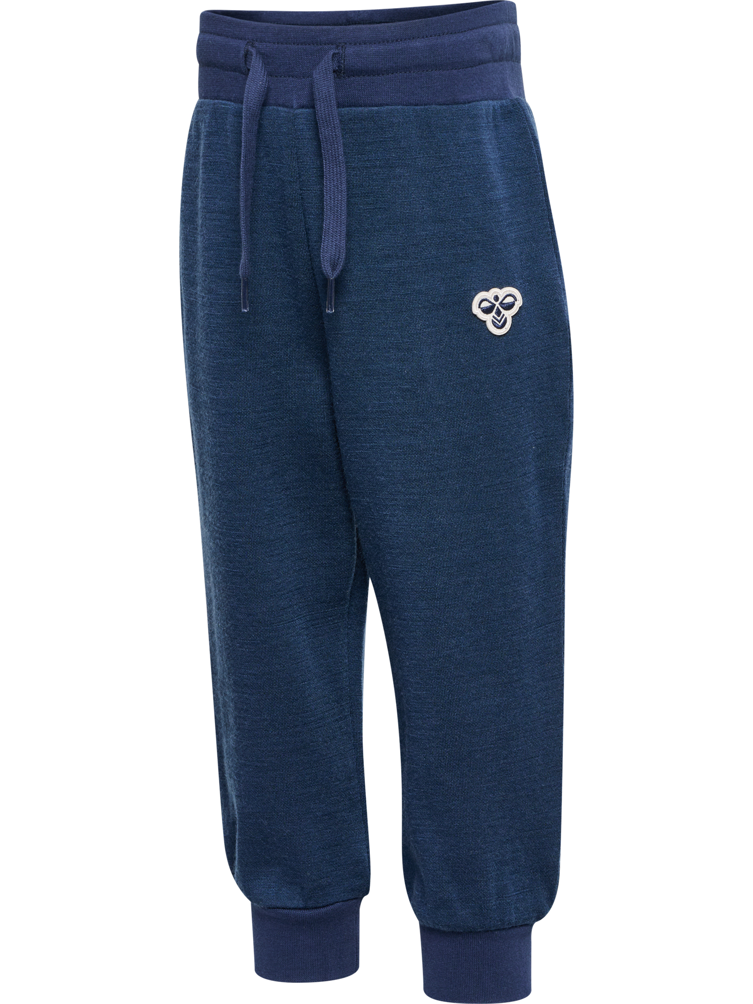Hummel Mini Wool Pants Bee i mørk blå farge – Gutt 1–8 år