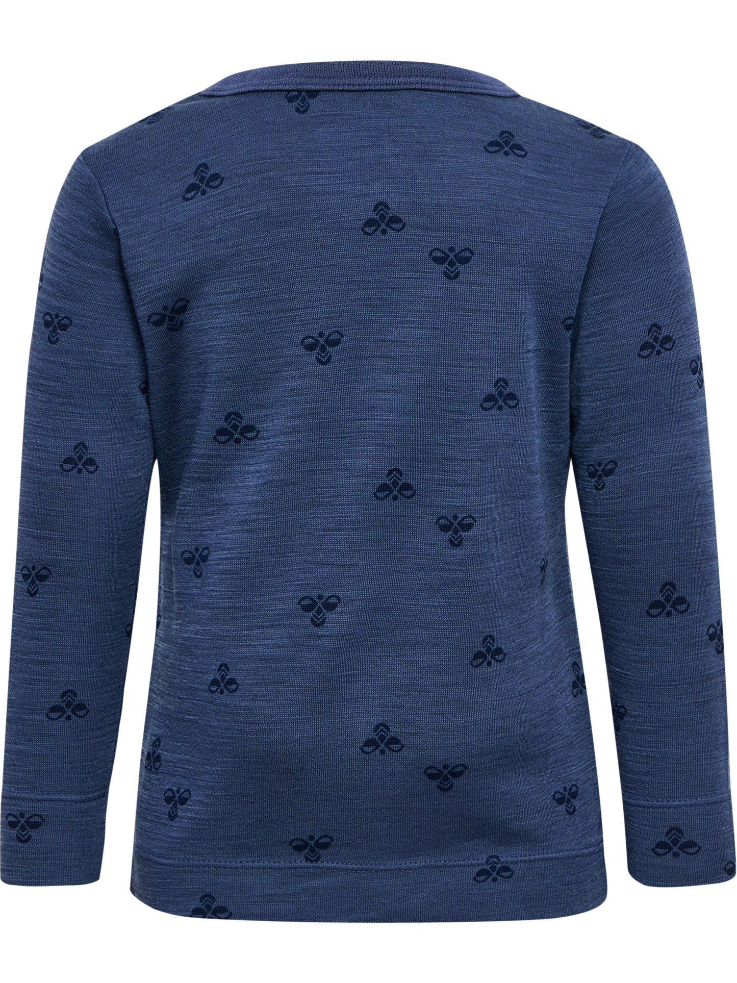 Hummel Mini Wool T-shirt i blå farge – Gutt 4–8 år