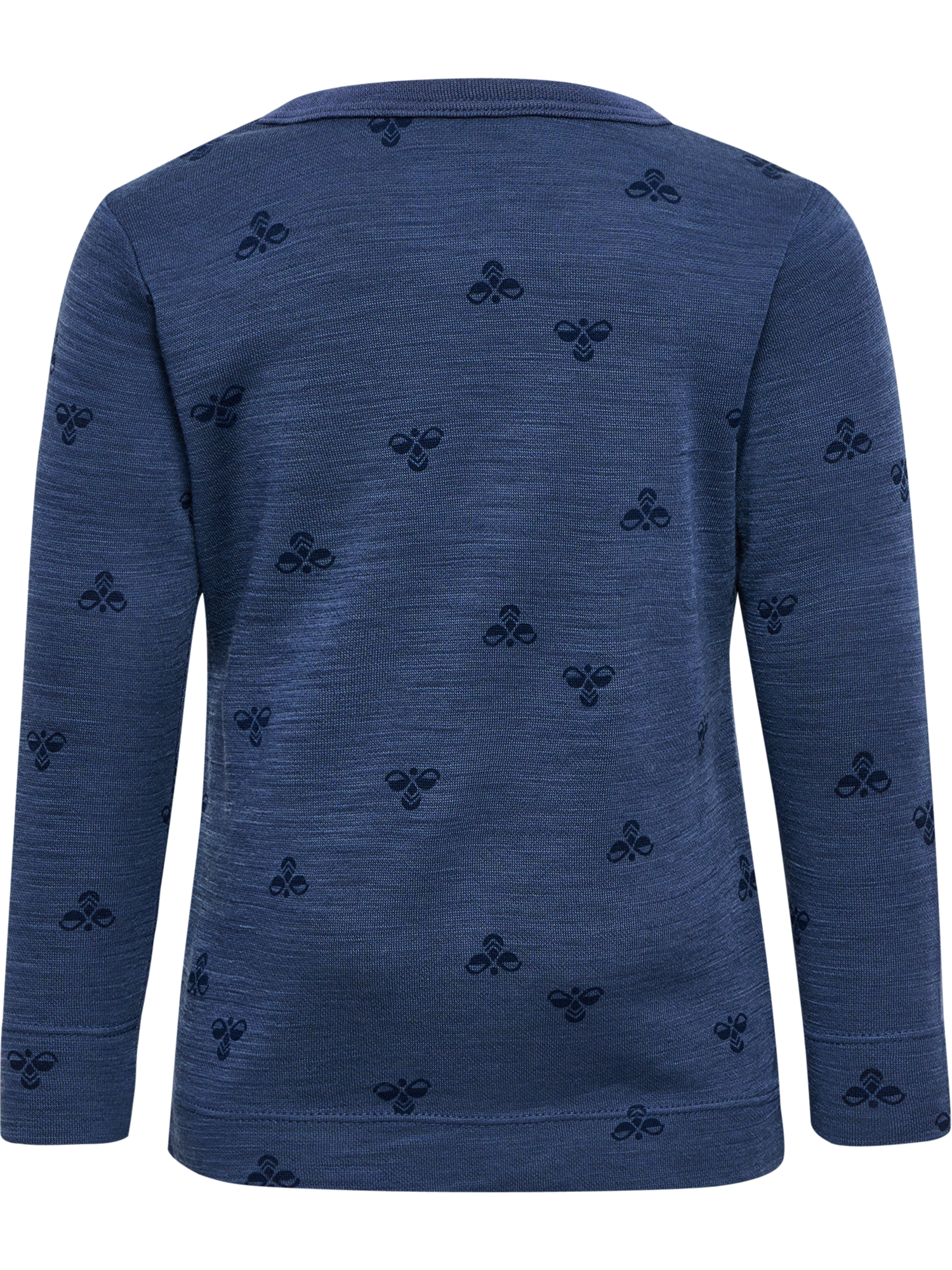 Hummel Mini Wool T-shirt i blå farge – Gutt 4–8 år