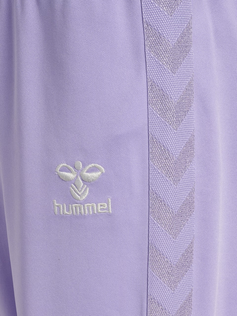 Noma treningsbukse med glitter fra Hummel – Lilla – Jente