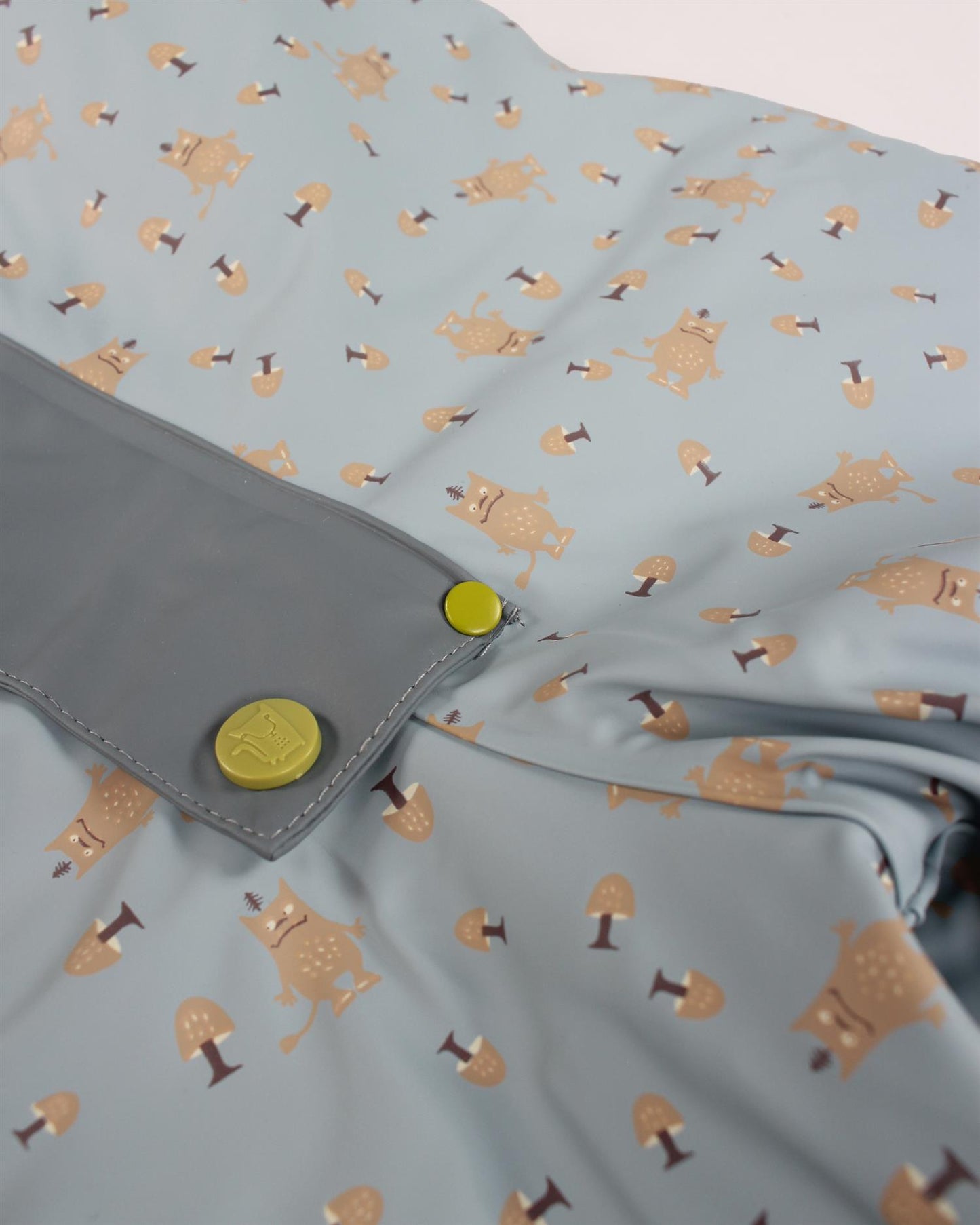Kattnakken regndress Hav blå med vattering, refleks og vannstoppere til gutt