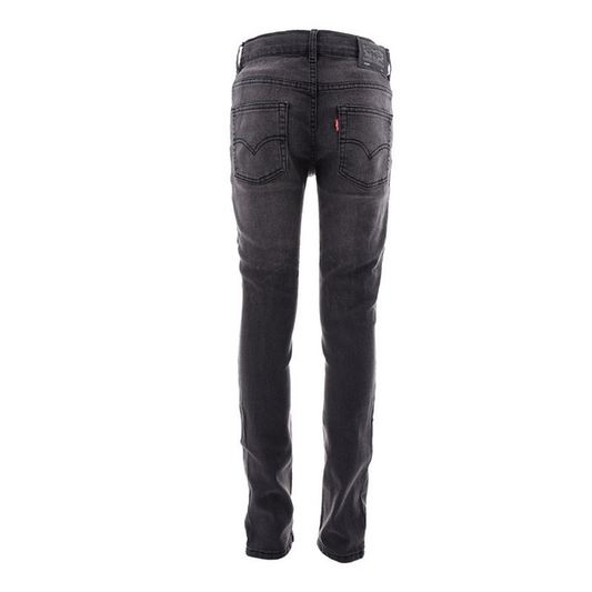 Svart 512 Slim Taper jeans fra Levi’s med strikk – gutt