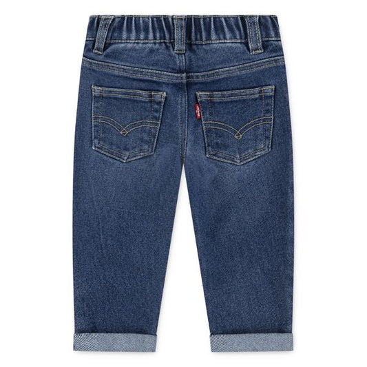 Blå Loose Taper jeans fra Levi’s med strikk i livet – gutt