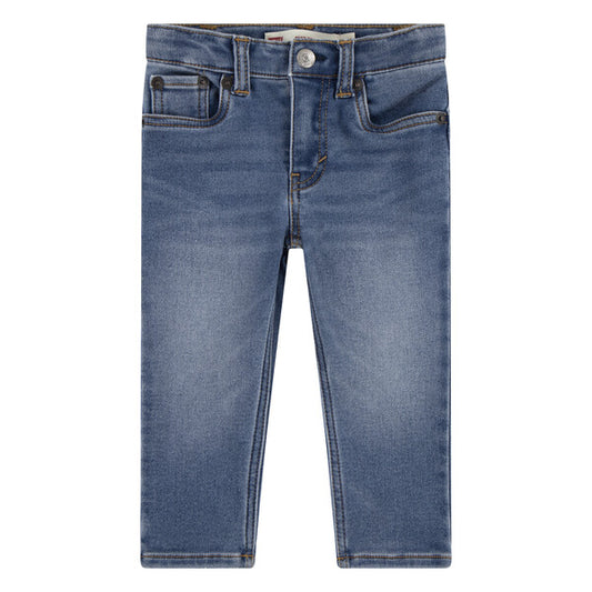 My First Jeans fra Levi’s i myk denim. Med justerbar strikk i livet for god passform. Fin til både hverdag og fest.