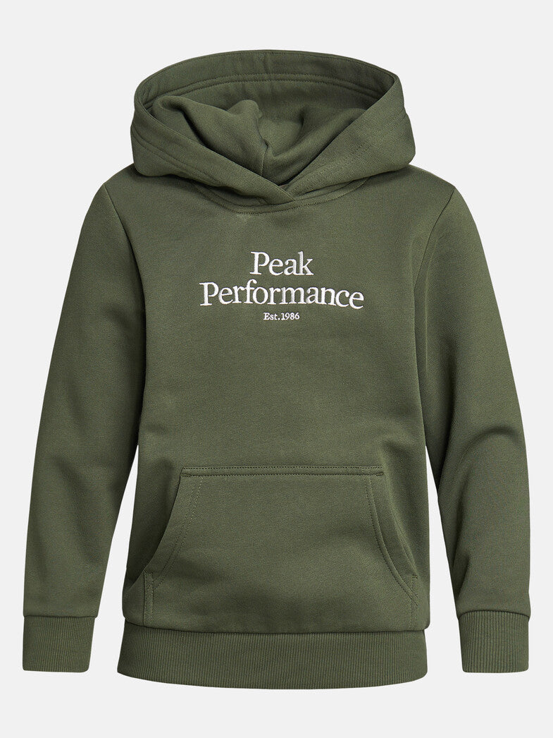 Peak Performance JR Original Hood hettegenser mørkegrønn unisex