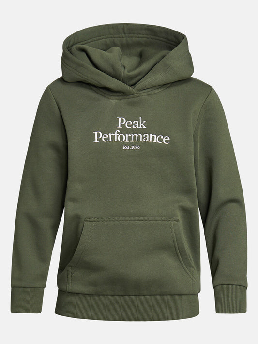 Peak Performance JR Original Hood hettegenser mørkegrønn unisex