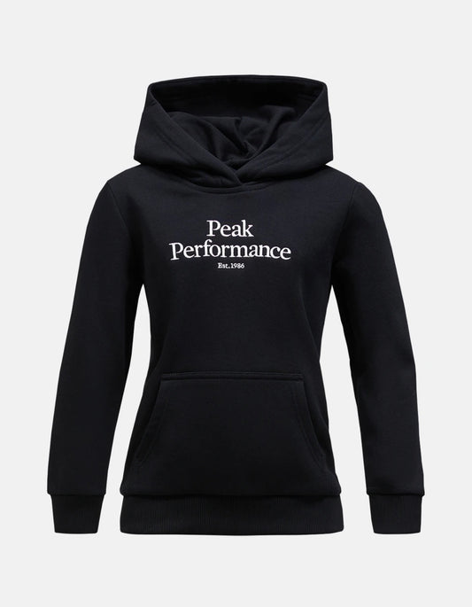 Peak Performance Junior Original hettegenser i svart farge for unisex
