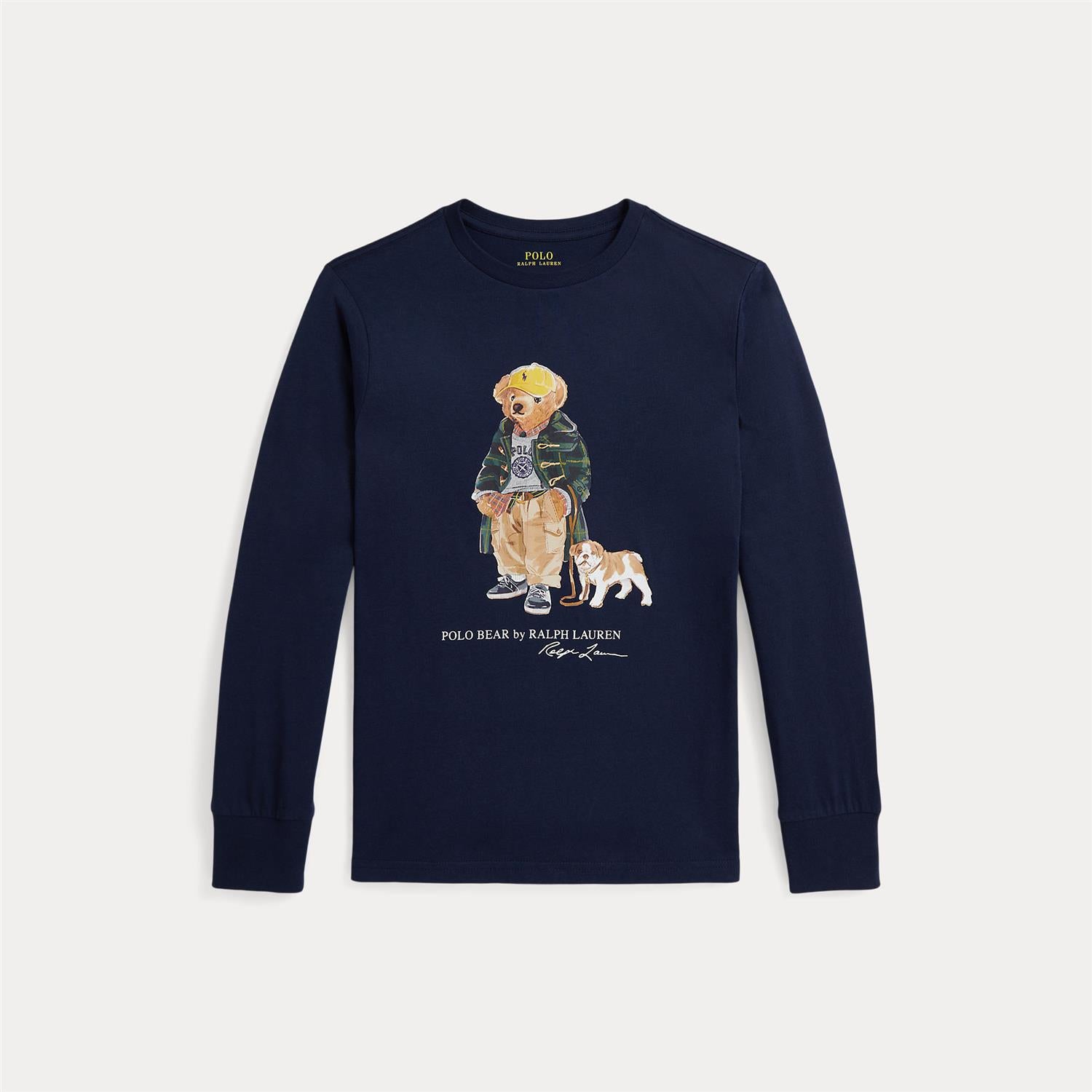Polo Ralph Lauren bamsegenser i blå til gutt 8–20 år ungdom