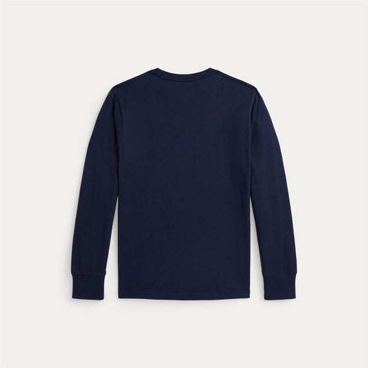 Polo Ralph Lauren bamsegenser i blå til gutt 8–20 år ungdom