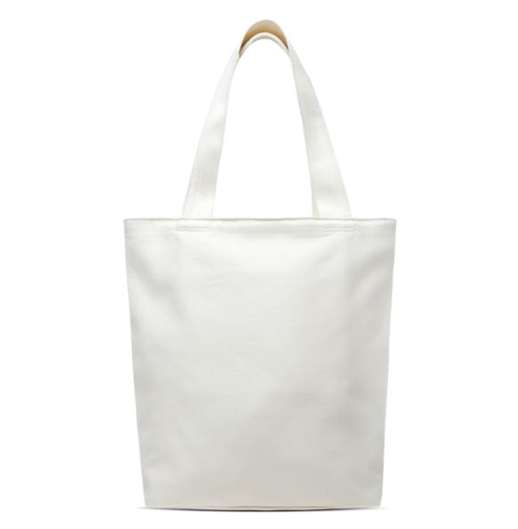 Polo Ralph Lauren tote bag i offwhite med bamsemotiv og glidelås