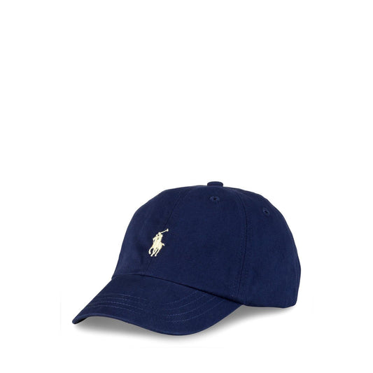 Ralph Lauren caps i marineblå med brodert hest – gutt 2–20 år