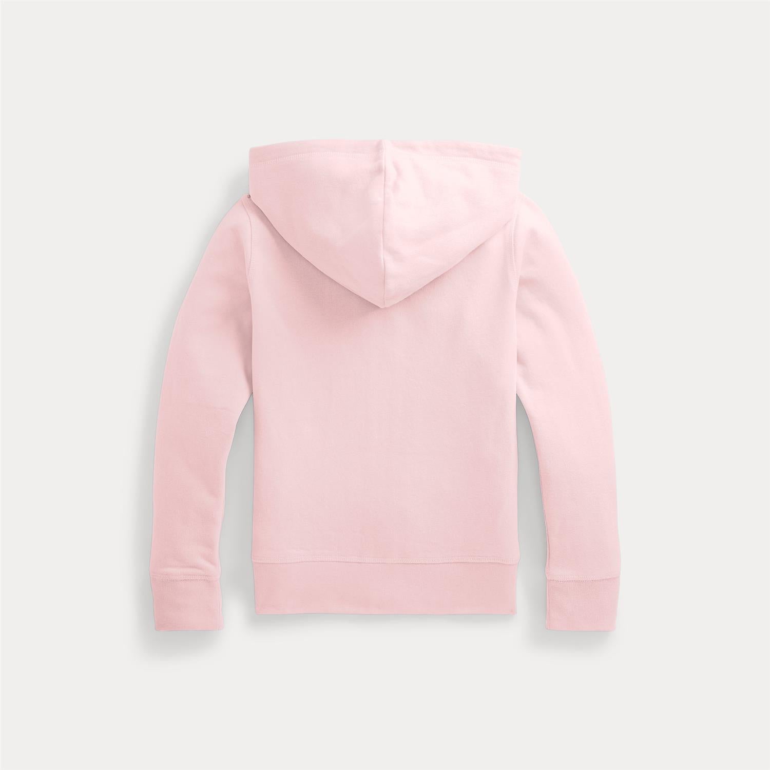 Rosa hettejakke fra Ralph Lauren med hvit logo – til Jente 8–16 år