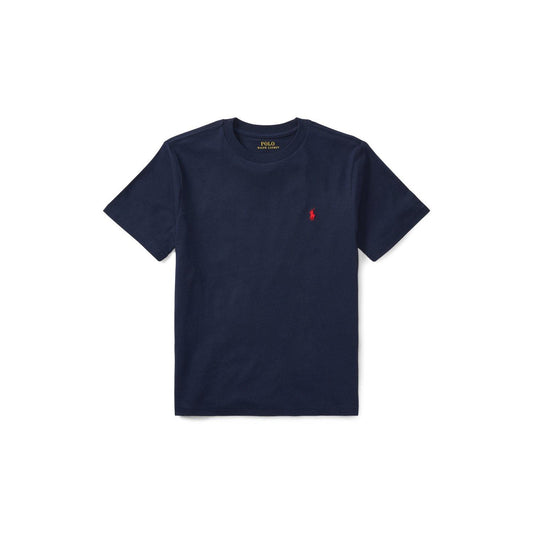 Marineblå T-skjorte fra Ralph Lauren med rød hest – til gutt