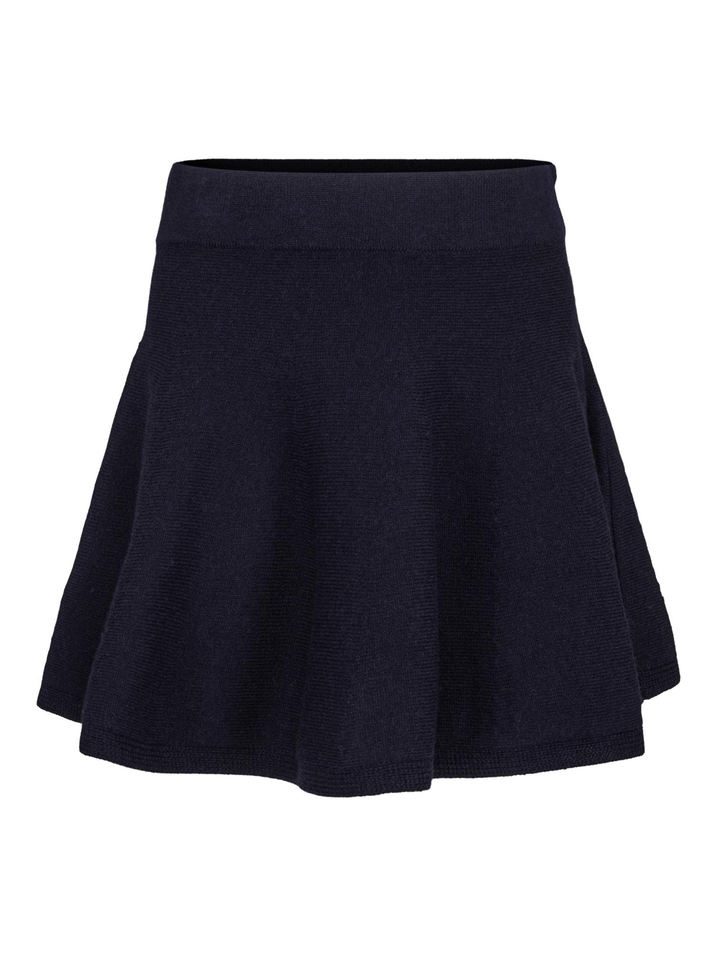 Mørkeblått Chloe-skjørt fra Vilje & Ve i ull – Jente