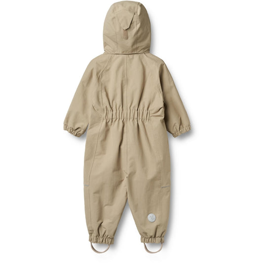 Wheat Outdoor Suit Olly Tech vårdress i fargen Warm Stone – 100% resirkulert materiale – Unisex