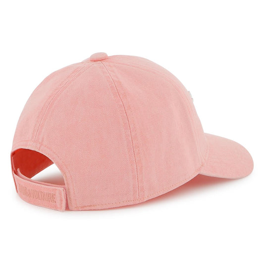 Rosa caps fra Zadig & Voltaire med hvit vinge foran – til jente