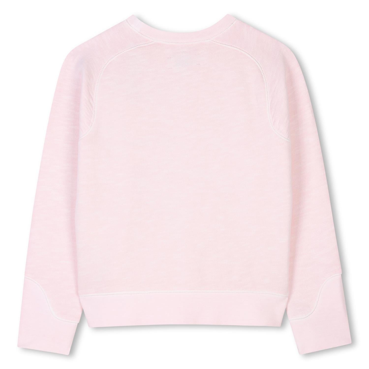 Zadig & Voltaire rosa collegegenser med blå tekst – jente 12–16 år